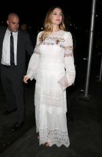 DREW BARRYMORE Night Out in New York 11/12/2015