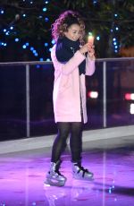 EKKA EYRE at Coca Cola London Eye Frostival Eyeskate in London 11/18/2015