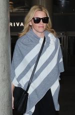ELIZABETH BANKS at LAX Airport in Los Angeles 11/06/2015