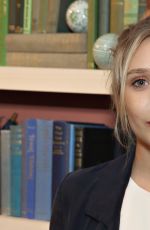 ELIZABETH OLSEN at Talent Junket Interview at 18th Annual Savannah Film Festival 10/31/2015