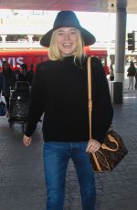ELLE FANNING Arrives at Los Angeles International Airport 11/04/2015