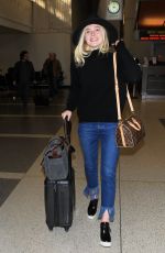 ELLE FANNING Arrives at Los Angeles International Airport 11/04/2015