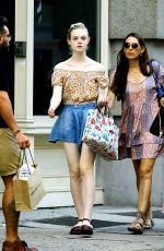 ELLE FANNING Out and About in New York 11/06/2015