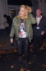 ELLIE GOULDING Leaves BBC Radio 1 Live Lounge in London 11/04/2015