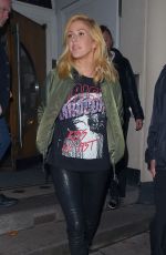 ELLIE GOULDING Leaves BBC Radio 1 Live Lounge in London 11/04/2015