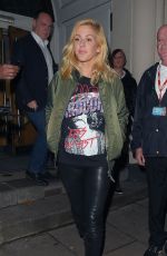 ELLIE GOULDING Leaves BBC Radio 1 Live Lounge in London 11/04/2015