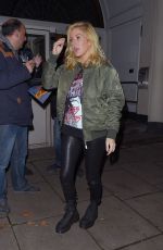 ELLIE GOULDING Leaves BBC Radio 1 Live Lounge in London 11/04/2015