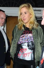 ELLIE GOULDING Leaves BBC Radio 1 Live Lounge in London 11/04/2015