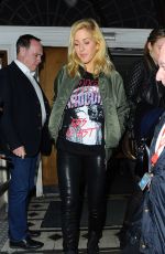ELLIE GOULDING Leaves BBC Radio 1 Live Lounge in London 11/04/2015
