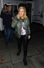 ELLIE GOULDING Leaves BBC Radio 1 Live Lounge in London 11/04/2015