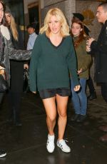 ELLIE GOULDING Leaves NBC Studios in New York 11/10/2015