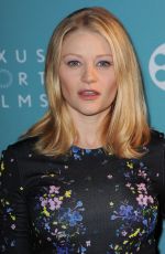 EMILIE DE RAVIN at Celebrity Tribute Program at 2015 Napa Valley Film Festival in Yountville 11/13/2015
