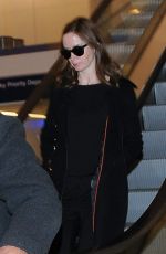 EMILY BLUNT at LAX Airport in Los Angeles 11/16/2015