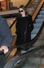 EMILY BLUNT at LAX Airport in Los Angeles 11/16/2015