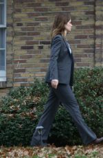 EMILY BLUNT on the Set of Girl on the Train in New York 11/06/2015