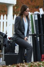 EMILY BLUNT on the Set of Girl on the Train in New York 11/06/2015