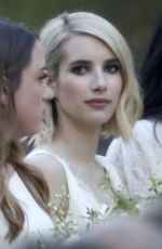 EMMA ROBERTS as a Bridesmaid at Kara Smith