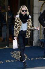 EMMA ROBERTS Leaves Ritz-Carlton in New York 11/24/2015