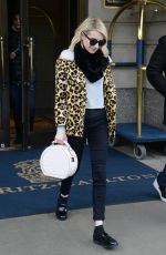 EMMA ROBERTS Leaves Ritz-Carlton in New York 11/24/2015