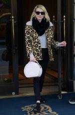EMMA ROBERTS Leaves Ritz-Carlton in New York 11/24/2015