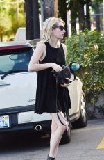 EMMA ROBERTS Out and About in Los Angeles 11/02/2015