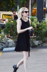 EMMA ROBERTS Out and About in Los Angeles 11/02/2015