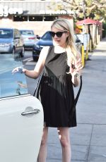 EMMA ROBERTS Out and About in Los Angeles 11/02/2015