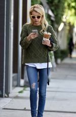 EMMA ROBERTS Out in Los Angeles 11/03/2015