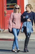 EMMA ROBERTS Out in Los Feliz 11/18/2015