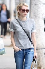 EMMA ROBERTS Out Shopping in Los Angeles 11/02/2015