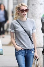 EMMA ROBERTS Out Shopping in Los Angeles 11/02/2015