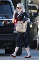 EMMA ROBERTS Out Shopping in West Hollywood 11/23/2015