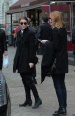 EMMA STONE and ROONEY MARA Out and About in New York 11/118/2015