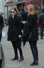 EMMA STONE and ROONEY MARA Out and About in New York 11/118/2015