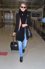 EMMA STONE at Los Angeles International Airport 11/24/2015