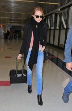 EMMA STONE at Los Angeles International Airport 11/24/2015