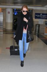 EMMA STONE at Los Angeles International Airport 11/24/2015