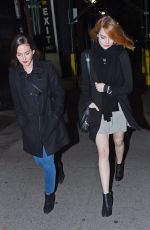 EMMA STONE Night Out in New York 11/22/2015