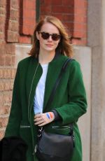 EMMA STONE Out and About in New York 11/14/2015