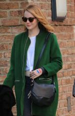 EMMA STONE Out and About in New York 11/14/2015