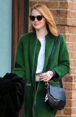 EMMA STONE Out and About in New York 11/14/2015