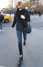 EMMA STONE Out and About in New York 11/23/2015