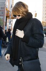 EMMA STONE Out and About in New York 11/23/2015