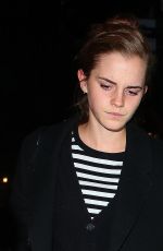 EMMA WATSON Leaves Lemonia Restaurant in London 11/11/2015