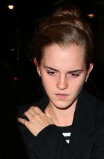 EMMA WATSON Leaves Lemonia Restaurant in London 11/11/2015