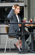 EMMA WATSON Out for Breakfast in New York 11/02/2015