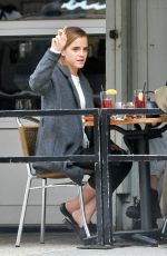 EMMA WATSON Out for Breakfast in New York 11/02/2015