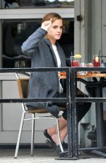 EMMA WATSON Out for Breakfast in New York 11/02/2015