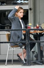 EMMA WATSON Out for Breakfast in New York 11/02/2015