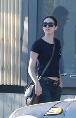 EMMY ROSSUM and Sam Esmail Out and About in Los Angeles 11/07/2015